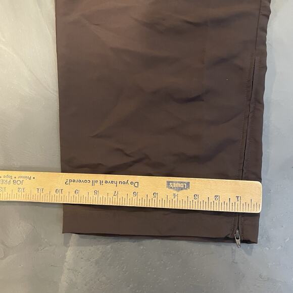 Cabela’s Convertible Cargo Pants Men 42x30 Belted Classic Fit Ankle Zip Brown - Picture 6 of 10